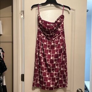 Banana Republic Pink Geometric Mini Dress